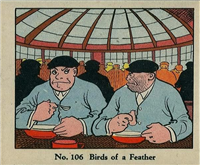 (R41) 1937 Walter H. Johnson DICK TRACY Caramels Card #106   Birds of a Feather