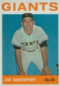 1964 Topps Baseball  Card #82  Jim Davenport