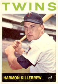 1964 Topps Baseball  Card #177  Harmon Killebrew (Hall of Fame)