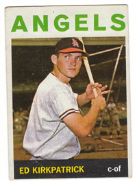 1964 Topps Baseball  Card #296  Ed Kirkpatrick