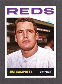 1964 Topps Baseball  Card #303  Jim Campbell