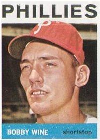 1964 Topps Baseball  Card #347  Bobby Wine