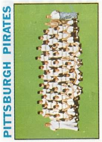 1964 Topps Baseball  Card #373  Pirates Team