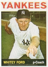 1964 Topps Baseball  Card #380  Whitey Ford (Hall of Fame)