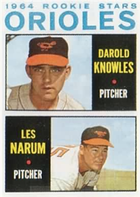 1964 Topps Baseball  Card #418  Orioles Rookies
