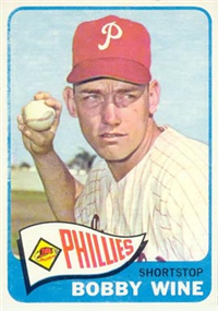 1965 Topps Baseball  Card #36  Bobby Wine