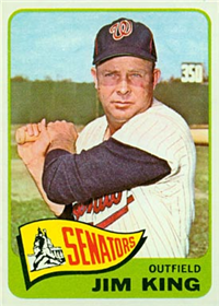 1965 Topps Baseball  Card #38  Jim King