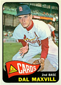 1965 Topps Baseball  Card #78  Dal Maxvill