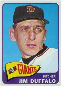 1965 Topps Baseball  Card #159  Jim Duffalo