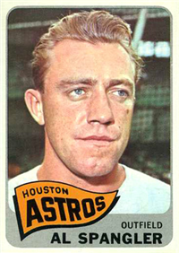 1965 Topps Baseball  Card #164  Al Spangler
