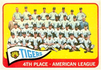 1965 Topps Baseball  Card #173  Tigers Team
