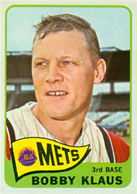 1965 Topps Baseball  Card #227  Bobby Klaus