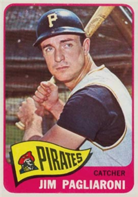 1965 Topps Baseball  Card #265  Jim Pagliaroni