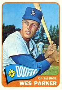 1965 Topps Baseball  Card #344  Wes Parker