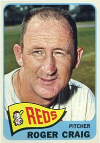 1965 Topps Baseball  Card #411  Roger Craig