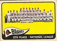 1965 Topps Baseball  Card #426  Braves Team