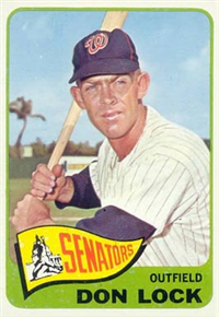 1965 Topps Baseball  Card #445  Don Lock