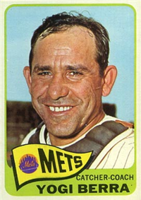 1965 Topps Baseball  Card #470  Yogi Berra (Hall of Fame)