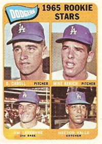 1965 Topps Baseball  Card #561  Dodgers Rookies (Short Print)