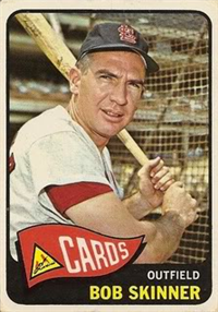 1965 Topps Baseball  Card #591  Bob Skinner (Short Print)