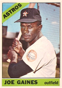1966 Topps Baseball  Card #122  Joe Gaines