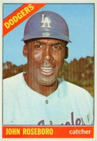 1966 Topps Baseball  Card #189  John Roseboro
