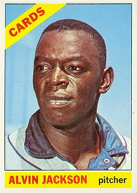 1966 Topps Baseball  Card #206  Alvin Jackson