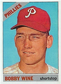 1966 Topps Baseball  Card #284  Bobby Wine