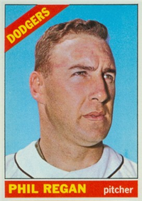 1966 Topps Baseball  Card #347  Phil Regan