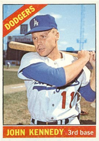 1966 Topps Baseball  Card #407  John Kennedy