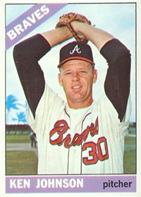 1966 Topps Baseball  Card #466  Ken Johnson