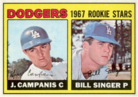 1967 Topps Baseball  Card #12  Dodgers Rookies
