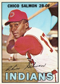 1967 Topps Baseball  Card #43  Chico Salmon