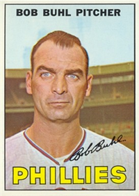 1967 Topps Baseball  Card #68  Bob Buhl