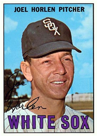 1967 Topps Baseball  Card #107  Joel Horlen