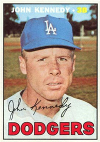 1967 Topps Baseball  Card #111  John Kennedy