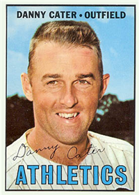 1967 Topps Baseball  Card #157  Danny Cater