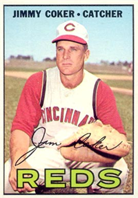 1967 Topps Baseball  Card #158  Jimmy Coker