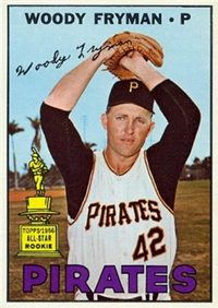 1967 Topps Baseball  Card #221  Woody Fryman