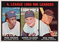 1967 Topps Baseball  Card #241  AL RBI Leaders (Killebrew, F. Robby, etc.)