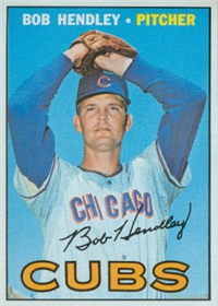 1967 Topps Baseball  Card #256  Bob Hendley