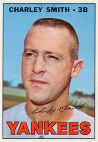 1967 Topps Baseball  Card #257  Charley Smith