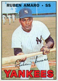 1967 Topps Baseball  Card #358  Ruben Amaro