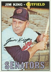 1967 Topps Baseball  Card #509  Jim King