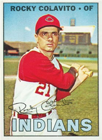 1967 Topps Baseball  Card #580  Rocky Colavito