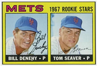 1967 Topps Baseball  Card #581  Tom Seaver (Rookie) (Hall of Fame)