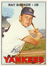1967 Topps Baseball  Card #583  Ray Barker