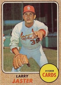 1968 Topps Baseball  Card #117  Larry Jaster