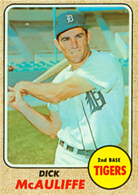 1968 Topps Baseball  Card #285  Dick McAuliffe