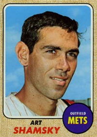 1968 Topps Baseball  Card #292  Art Shamsky